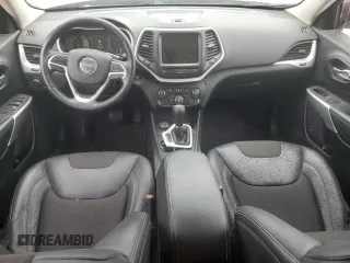 2018 Jeep Cherokee Latitude Plus with VIN 1C4PJMLXXJD597809, listed as a Copart auction lot 46794435 with 118,452 mi miles and Salvage Title. Bid and sale history available at DreamBid. Image 8.