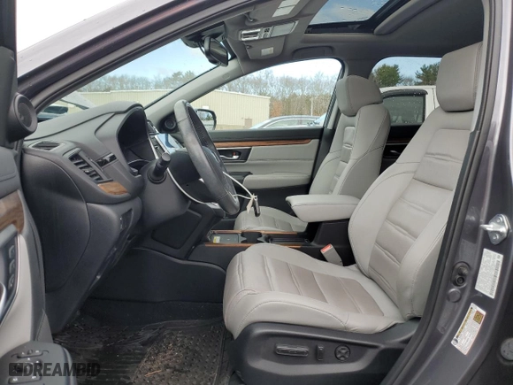 2021 Honda CR-V Touring with VIN 2HKRW2H94MH641665, listed as a Copart auction lot 50553255 with 38,258 mi miles and Salvage Title. Bid and sale history available at carsss.com. Image 7.