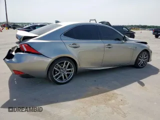 2016 Lexus IS 350 with VIN JTHCE1D24G5010185, listed as a Copart auction lot 57132225 with 112,452 mi miles and Salvage title. Bid and sale history available at DreamBid. Image 3.