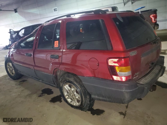 2004 Jeep Grand Cherokee Laredo with VIN 1J4GW48S74C198536, listed as a Copart auction lot 46850305 with 0 mi miles and Clean Title. Bid and sale history available at carsss.com. Image 2.