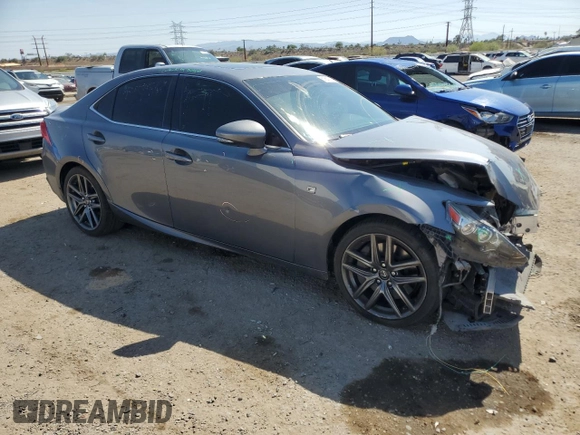 2015 Lexus IS 350 with VIN JTHBE1D27F5021501, listed as a Copart auction lot 61667725 with 140,034 mi miles and Salvage title. Bid and sale history available at DreamBid. Image 4.