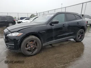 2018 Jaguar F-Pace 25t Premium z VIN SADCJ2FXXJA252400, wystawiony jako Copart lot #55306745 z przebiegiem Nie podano mil oraz Szkoda całkowita • Salvage title. Historia ofert i sprzedaży dostępna na DreamBid. Obrazek 1.