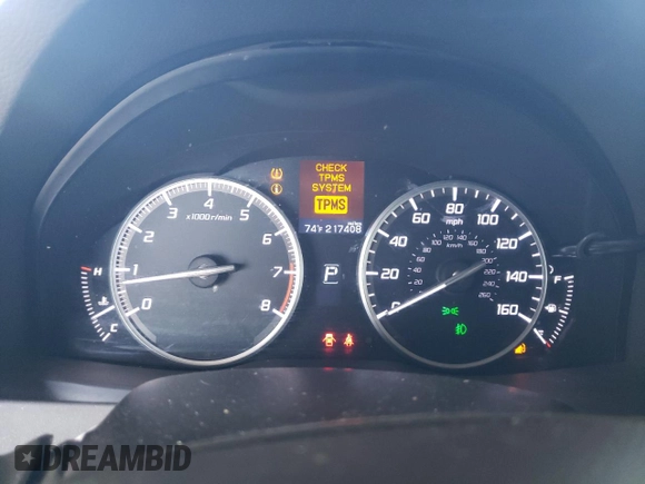 2013 Acura RDX Technology with VIN 5J8TB4H54DL021020, listed as a Copart auction lot 55143415 with 217,408 mi miles and Salvage Title. Bid and sale history available at DreamBid. Image 9.