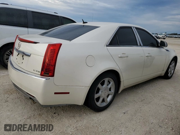 2008 Cadillac CTS RWD w/1SA with VIN 1G6DM577080100555, listed as a Copart auction lot 74930404 with 0 mi miles and Salvage Title. Bid and sale history available at carsss.com. Image 3.