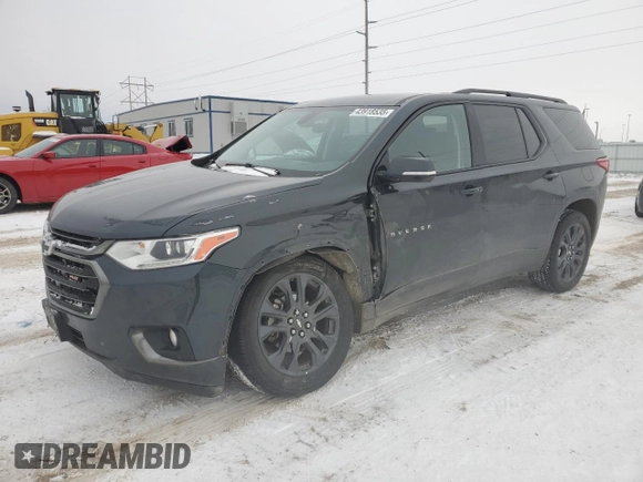 2019 Chevrolet Traverse RS with VIN 1GNEVJKW3KJ270939, listed as a Copart auction lot 43918535 with 104,415 mi miles and Salvage Title. Bid and sale history available at carsss.com. Image 1.