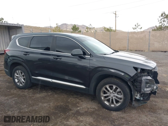 2020 Hyundai Santa Fe SE with VIN 5NMS2CAD4LH218257, listed as a IAAI auction lot 41221205 with 61,722 mi miles. Bid and sale history available at carsss.com. Image 14.