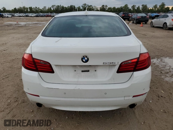 2011 BMW 5 Series 535i z VIN WBAFR7C52BC600419, wystawiony jako Copart lot #78682434 z przebiegiem Nie podano mil oraz Szkoda całkowita • Salvage title. Historia ofert i sprzedaży dostępna na DreamBid. Obrazek 6.