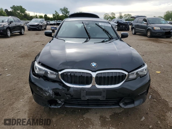 2019 BMW 3 Series 330i xDrive with VIN WBA5R7C5XKFH08171, listed as a Copart auction lot 57404905 with 45,340 mi miles and Salvage title. Bid and sale history available at DreamBid. Image 5.