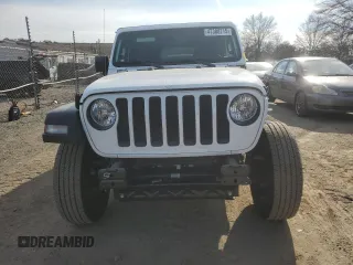 2022 Jeep Wrangler Unlimited Sport with VIN 1C4HJXDN3NW242297, listed as a Copart auction lot 47388715 with 17,098 mi miles and Salvage title. Bid and sale history available at DreamBid. Image 5.
