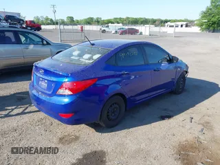2012 Hyundai Accent GLS with VIN KMHCT4AE5CU207207, listed as a IAAI auction lot 42153757 with 163,278 mi miles. Bid and sale history available at carsss.com. Image 4.
