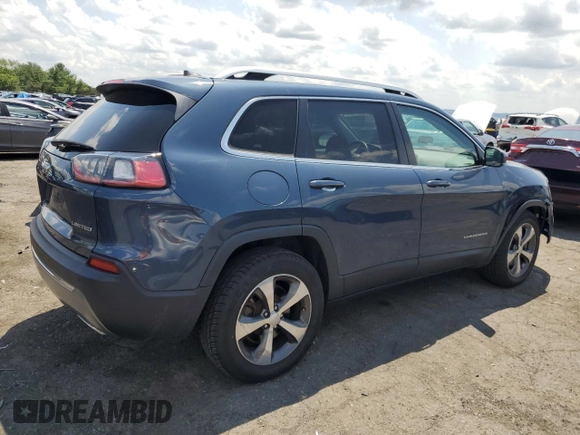 2019 Jeep Cherokee High Altitude z VIN 1C4PJMDX9KD398962, wystawiony jako Copart lot #63341695 z przebiegiem 54 157 mil mil oraz Szkoda całkowita • Salvage title. Historia ofert i sprzedaży dostępna na DreamBid. Obrazek 3.