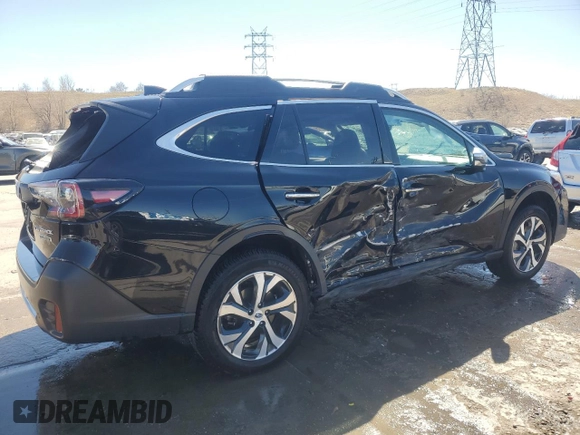 2022 Subaru Outback Touring with VIN 4S4BTAPC9N3202584, listed as a Copart auction lot 50420765 with 47,212 mi miles and Salvage Title. Bid and sale history available at DreamBid. Image 3.
