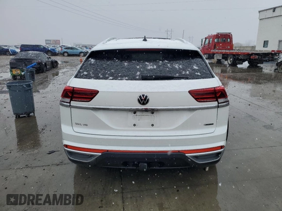 2023 Volkswagen Atlas SEL with VIN 1V2BE2CA3PC218970, listed as a Copart auction lot 41621275 with Not provided miles and Salvage title. Bid and sale history available at DreamBid. Image 6.