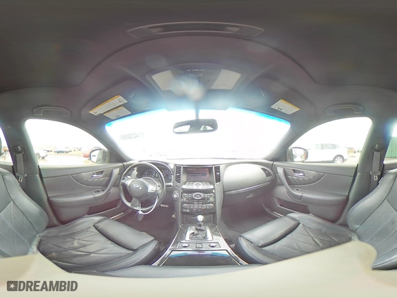 2016 Infiniti QX70 with VIN JN8CS1MW4GM400288, listed as a Copart auction lot 51423095 with 115,733 mi miles and Salvage Title. Bid and sale history available at carsss.com. Image 12.