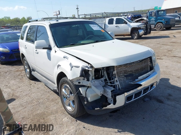 2012 Ford Escape Limited with VIN 1FMCU0EG8CKA64489, listed as a IAAI auction lot 42050746 with 162,841 mi miles and . Bid and sale history available at carsss.com. Image 1.