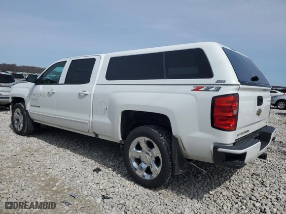 2018 Chevrolet Silverado 1500 LT with VIN 3GCUKREC7JG514282, listed as a Copart auction lot 51233285 with 201,593 mi miles and Clean Title. Bid and sale history available at carsss.com. Image 2.
