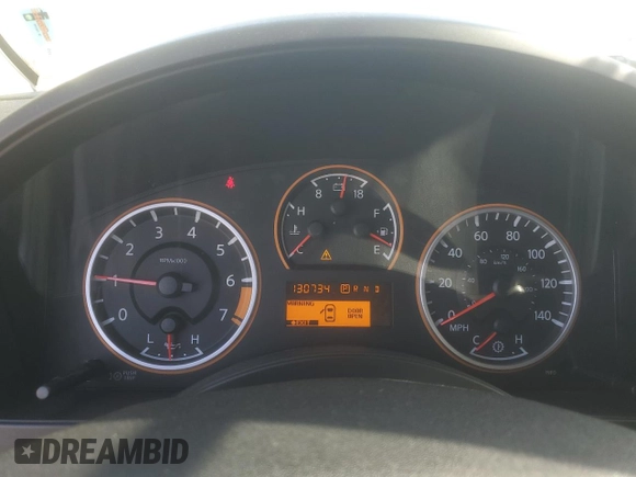 2014 Nissan Titan SV with VIN 1N6BA0CA9EN519615, listed as a Copart auction lot 47961635 with 130,734 mi miles and Salvage title. Bid and sale history available at DreamBid. Image 9.