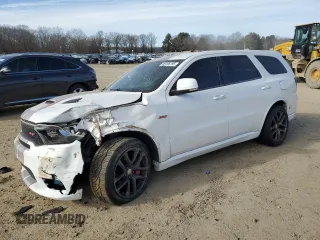 2019 Dodge Durango SRT with VIN 1C4SDJGJ9KC573630, listed as a Copart auction lot 89206195 with 51,538 mi miles and Salvage title. Bid and sale history available at DreamBid. Image 1.