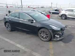 2020 Tesla Model 3 Long Range with VIN 5YJ3E1EB0LF600098, listed as a IAAI auction lot 41071258 with 149,939 mi miles. Bid and sale history available at carsss.com. Image 1.