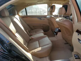 2009 Mercedes-Benz S-Class 5.5L V8 with VIN WDDNG71X79A245980, listed as a Copart auction lot 48012025 with 128,222 mi miles and Salvage Title. Bid and sale history available at carsss.com. Image 10.