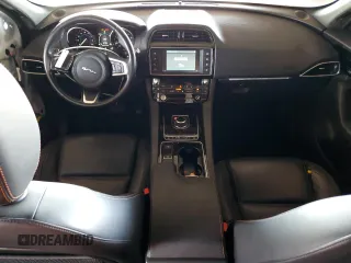 2018 Jaguar F-Pace 35t Prestige with VIN SADCK2EV9JA247055, listed as a Copart auction lot 71807684 with 91,556 mi miles and Salvage title. Bid and sale history available at DreamBid. Image 8.