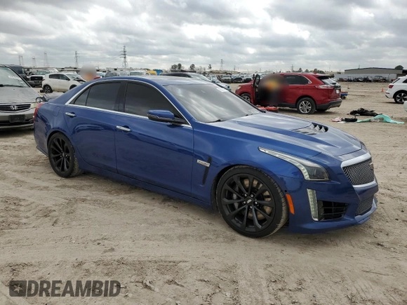 2019 Cadillac CTS-V z VIN 1G6A15S66K0102506, wystawiony jako Copart lot #43703775 z przebiegiem 50 214 mil mil oraz Tytuł czysty. Historia ofert i sprzedaży dostępna na DreamBid. Obrazek 4.