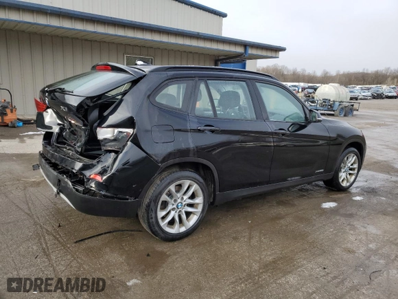 2015 BMW X1 xDrive28i with VIN WBAVL1C50FVY28343, listed as a Copart auction lot 50218235 with 109,209 mi miles and Salvage Title. Bid and sale history available at carsss.com. Image 3.