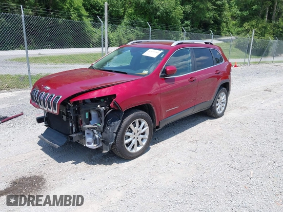 2016 Jeep Cherokee Limited with VIN 1C4PJMDB3GW267073, listed as a IAAI auction lot 42457201 with 84,325 mi miles and . Bid and sale history available at DreamBid. Image 2.