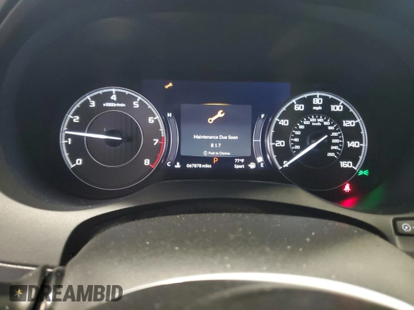 2019 Acura RDX Technology with VIN 5J8TC2H53KL013988, listed as a Copart auction lot 55577305 with 67,878 mi miles and Salvage title. Bid and sale history available at DreamBid. Image 9.