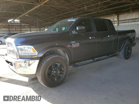 2017 Ram 2500 Laramie with VIN 3C6UR5NLXHG624541, listed as a Copart auction lot 89405515 with 98,927 mi miles and Salvage title. Bid and sale history available at DreamBid. Image 1.