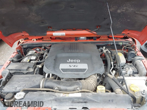 2015 Jeep Wrangler Unlimited Sahara with VIN 1C4BJWEG6FL603265, listed as a IAAI auction lot 41956606 with 70,983 mi miles. Bid and sale history available at carsss.com. Image 10.