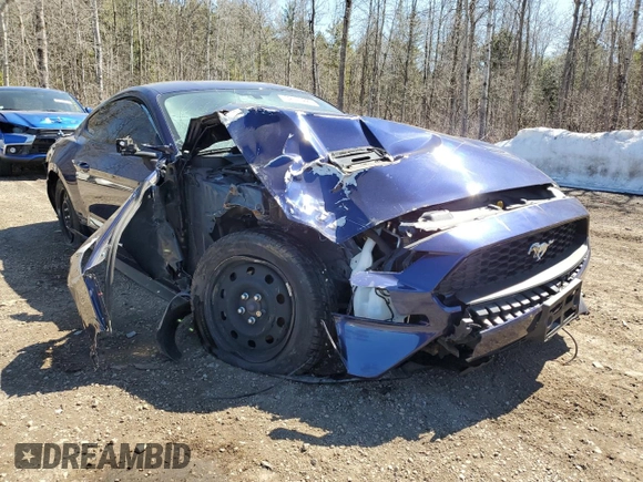 2020 Ford Mustang EcoBoost with VIN 1FA6P8TH3L5100144, listed as a Copart auction lot 52670225 with Not Provided miles and Salvage Title. Bid and sale history available at DreamBid. Image 4.