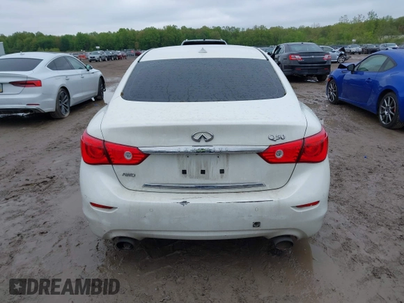 2017 Infiniti Q50 Premium with VIN JN1EV7AR4HM837046, listed as a IAAI auction lot 42213562 with 111,244 mi miles and . Bid and sale history available at DreamBid. Image 16.