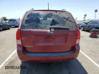2014 Kia Sedona LX with VIN KNDMG4C72E6580997, listed as a Copart auction lot 60948224 with 189,808 mi miles and Clean Title. Bid and sale history available at carsss.com. Image 6.