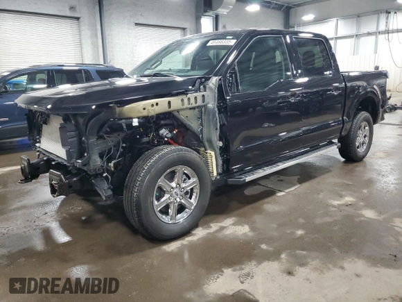 2024 Ford F-150 XLT with VIN 1FTFW3L52RKD62897, listed as a Copart auction lot 46466335 with 15,532 mi miles and Salvage Title. Bid and sale history available at carsss.com. Image 1.