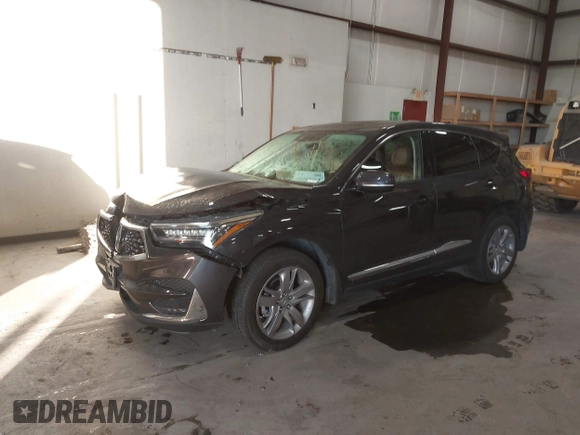 2021 Acura RDX w/Advance Package with VIN 5J8TC2H76ML031020, listed as a IAAI auction lot 41282562 with 35,454 mi miles. Bid and sale history available at carsss.com. Image 2.