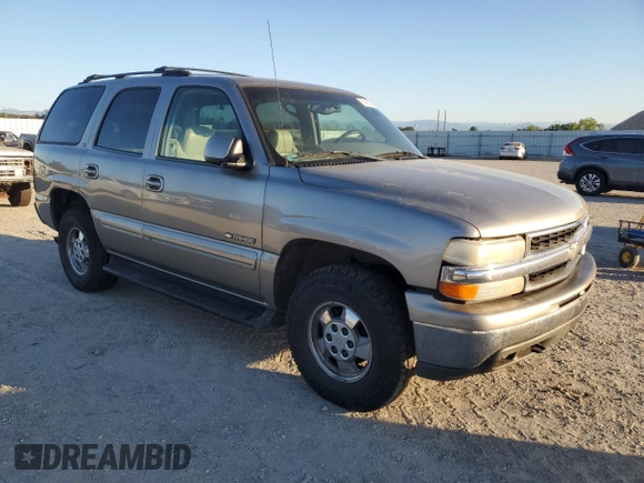 2001 Chevrolet Tahoe LT with VIN 1GNEK13T11J127970, listed as a Copart auction lot 60962374 with 158,158 mi miles and Salvage Title. Bid and sale history available at carsss.com. Image 4.