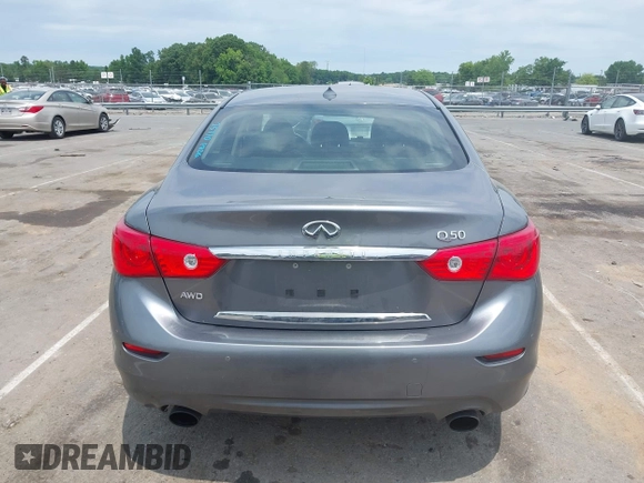 2017 Infiniti Q50 Premium with VIN JN1EV7AR3HM840309, listed as a IAAI auction lot 42301106 with 90,177 mi miles and . Bid and sale history available at DreamBid. Image 16.