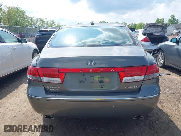 2008 Hyundai Azera Limited with VIN KMHFC46FX8A263425, listed as a IAAI auction lot 42254129 with 58,480 mi miles and . Bid and sale history available at DreamBid. Image 16.