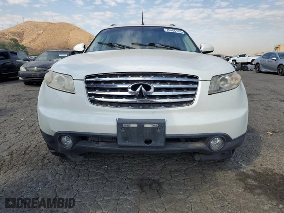 2005 Infiniti FX35 with VIN JNRAS08W75X218197, listed as a Copart auction lot 70484194 with 153,426 mi miles and Salvage Title. Bid and sale history available at carsss.com. Image 5.