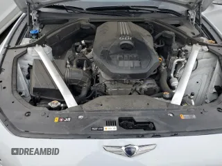 2022 Genesis G70 2.0T with VIN KMTG34TA3NU087847, listed as a Copart auction lot 83541034 with 65,891 mi miles and Salvage Title. Bid and sale history available at DreamBid. Image 11.