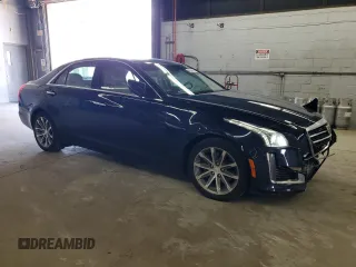 2016 Cadillac CTS Luxury Collection AWD with VIN 1G6AX5SS6G0126033, listed as a Copart auction lot 55636615 with 76,113 mi miles and Salvage title. Bid and sale history available at DreamBid. Image 4.