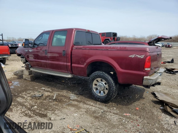 2004 Ford F-250 XL with VIN 1FTNW21P04EC40461, listed as a Copart auction lot 51455135 with 218,925 mi miles and Salvage title. Bid and sale history available at DreamBid. Image 2.