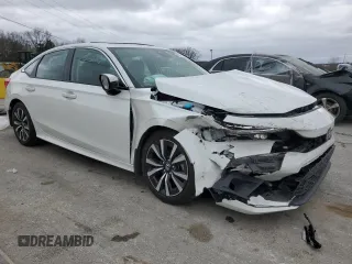 2023 Honda Civic Sedan EX with VIN 2HGFE1F7XPH321900, listed as a Copart auction lot 47931335 with 19,996 mi miles and Salvage Title. Bid and sale history available at carsss.com. Image 4.