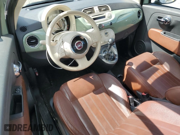 2012 FIAT 500 Lounge z VIN 3C3CFFCR0CT212479, wystawiony jako Copart lot #52833745 z przebiegiem 66 668 mil mil oraz Czysty tytuł • Clean title. Historia ofert i sprzedaży dostępna na DreamBid. Obrazek 8.