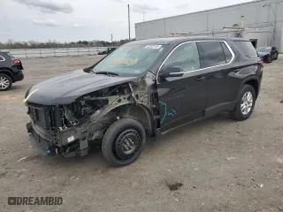 2023 Chevrolet Traverse LS with VIN 1GNERFKW2PJ269158, listed as a Copart auction lot 50383185 with 23,590 mi miles and Salvage Title. Bid and sale history available at carsss.com. Image 1.