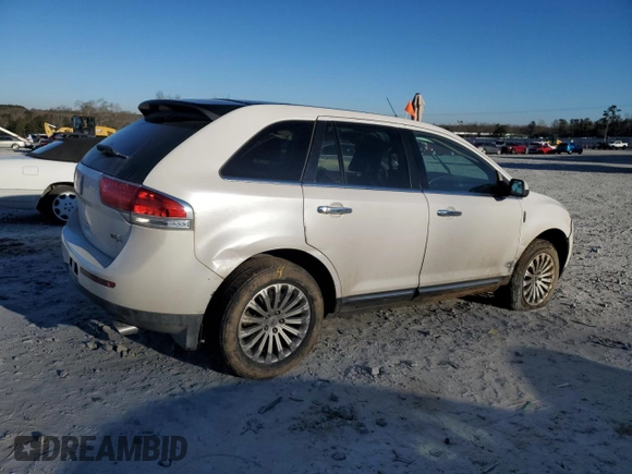 2012 Lincoln MKX with VIN 2LMDJ6JK6CBL00372, listed as a Copart auction lot 87796245 with 167,133 mi miles and Salvage Title. Bid and sale history available at carsss.com. Image 3.