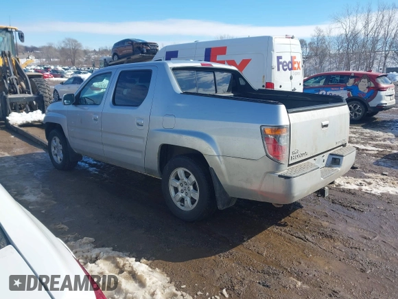 2007 Honda Ridgeline RTL w/Leather with VIN 2HJYK16547H516191, listed as a IAAI auction lot 41707254 with 179,917 mi miles. Bid and sale history available at carsss.com. Image 3.
