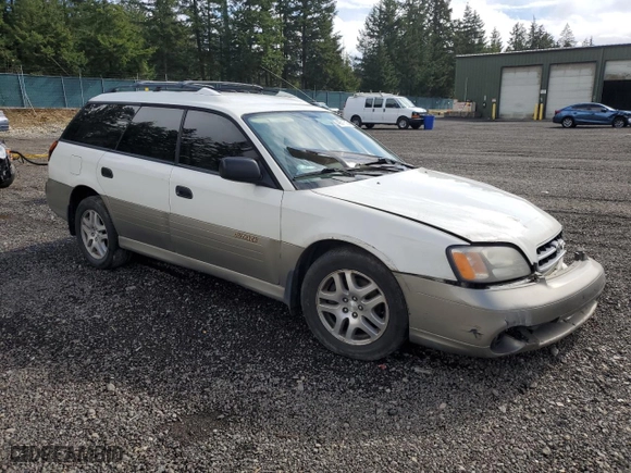 2001 Subaru Legacy Wagon Outback w/RB Equip with VIN 4S3BH665516621059, listed as a Copart auction lot 49511515 with 166,520 mi miles and Salvage Title. Bid and sale history available at carsss.com. Image 4.