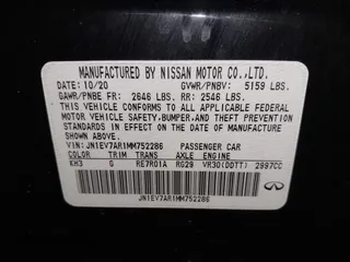2021 Infiniti Q50 Pure z VIN JN1EV7AR1MM752286, wystawiony jako IAAI lot #40897683 z przebiegiem 44 707 mil mil oraz . Historia ofert i sprzedaży dostępna na DreamBid. Obrazek 9.